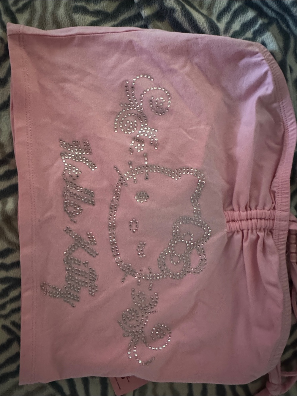 Hello Kitty Rhinestone Girls Halter Top - Picture 8 of 8